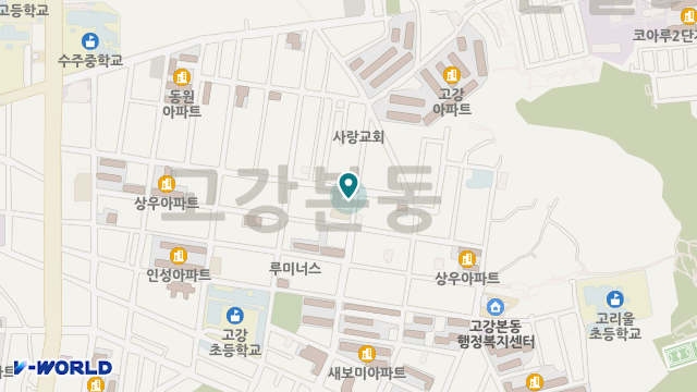 효사랑복지센터 위치 지도
