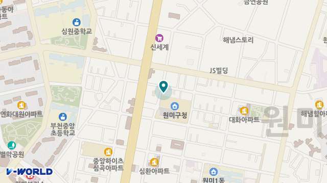 늘벗재가복지센터 위치 지도
