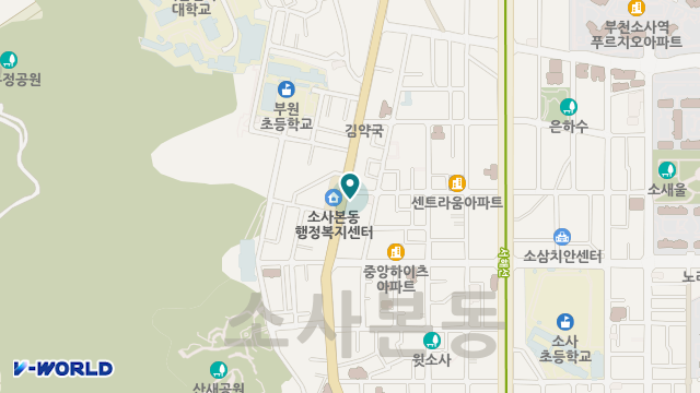 봄앤봄재가노인센터 위치 지도