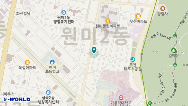 사랑애재가복지센터 위치 지도