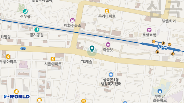 가정재가센터 위치 지도