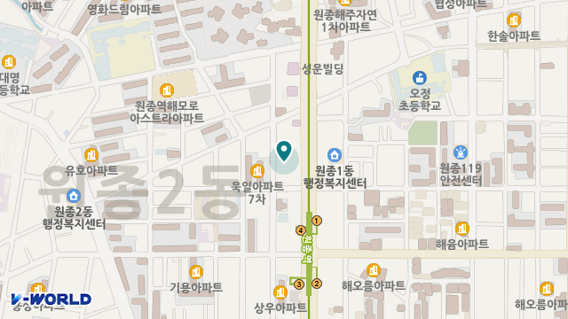 노인복지케어센터 위치 지도
