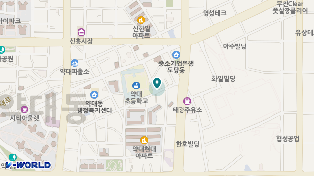 희망의료기 위치 지도