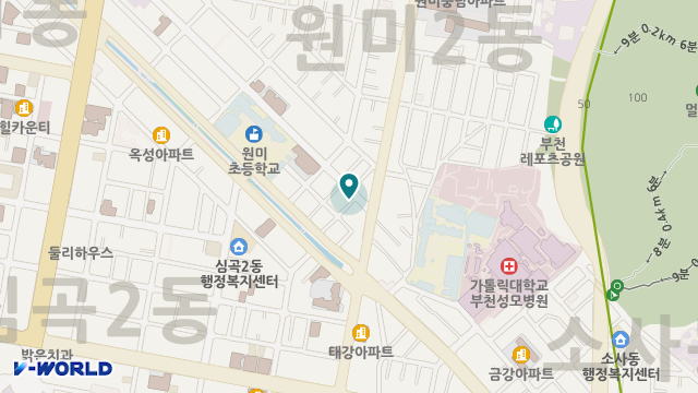 동산실버복지협동센터 위치 지도