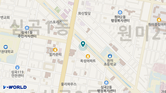 사랑마을 주야간보호센터 위치 지도