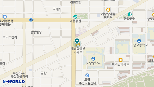 한빛 주야간보호센터 위치 지도