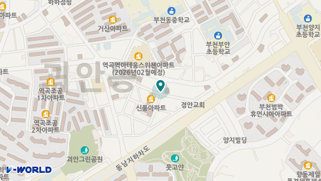 예심사랑주·야간보호센터 위치 지도