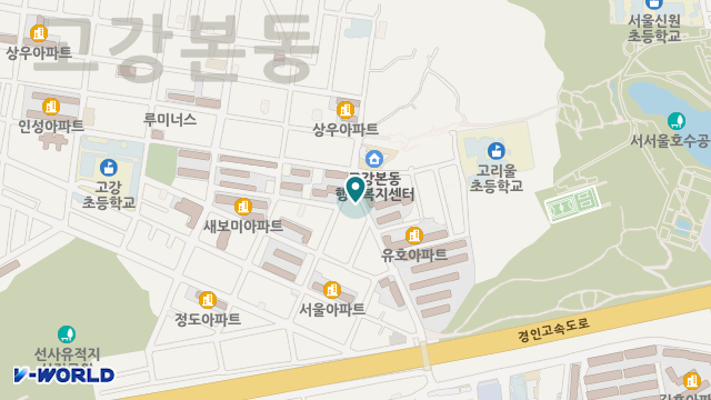 정다운재가복지센터 위치 지도