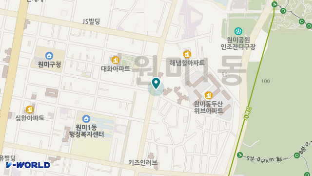 참좋은원미 재가복지센터 위치 지도