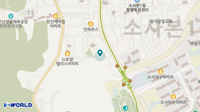 행복한재가복지센터 위치 지도