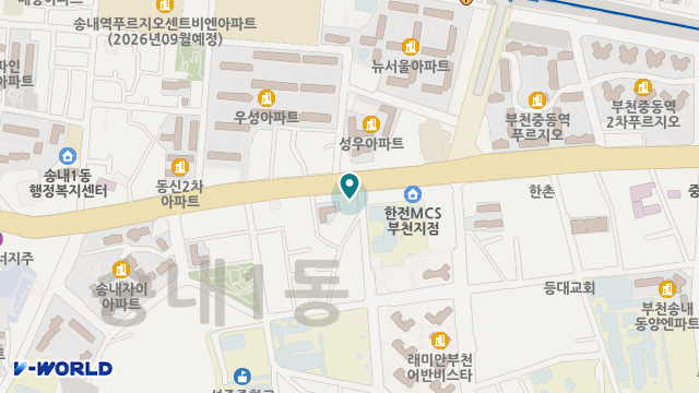 청춘더하기방문요양부천소사점 위치 지도