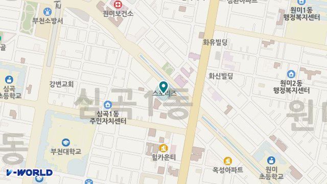 부천한결주간보호센터 위치 지도