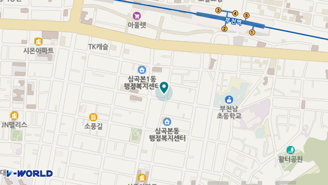 희망모아 노인복지센터 위치 지도