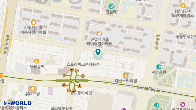 한사랑재가센터 위치 지도