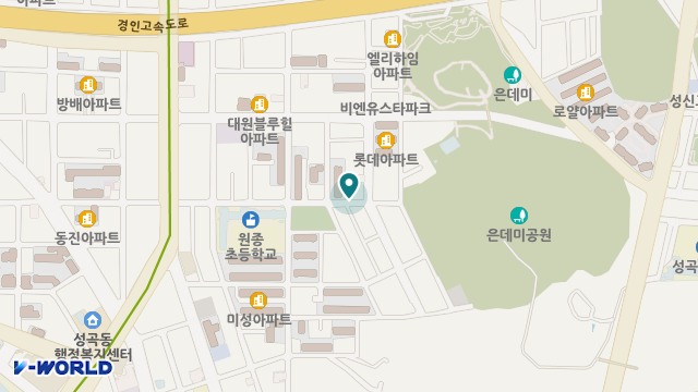 솔잎재가복지센터 위치 지도