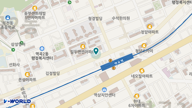 정성재가요양센터 위치 지도