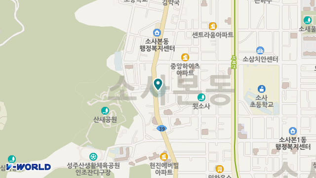 해솔재가노인복지센터 위치 지도