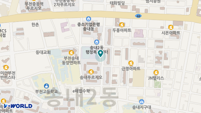 동행통합재가노인복지센터 위치 지도