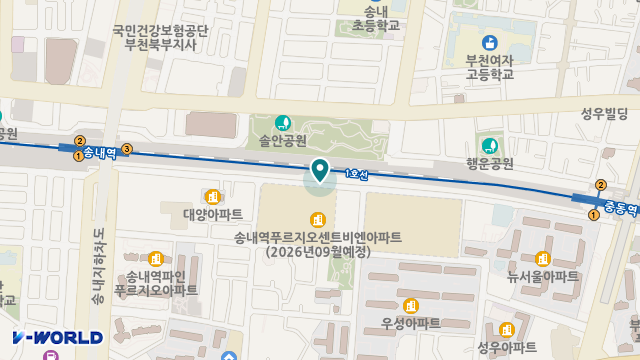 부천해온방문요양재가센터 위치 지도