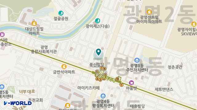 좋은날들 위치 지도