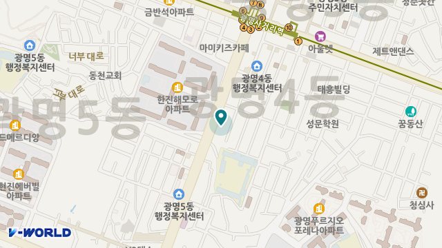 효가 노인복지센터 위치 지도