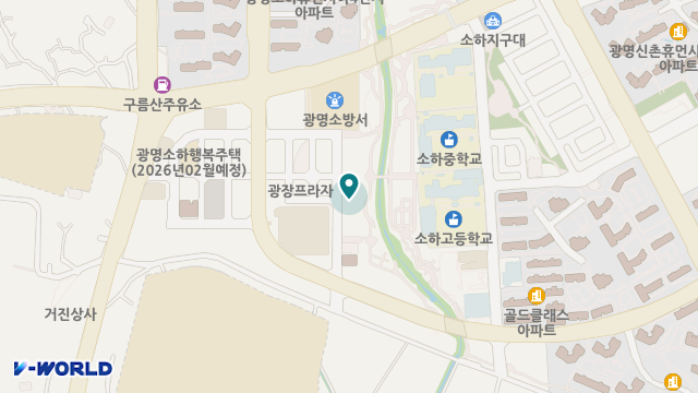 (주)케어링 주간보호센터 광명점 위치 지도