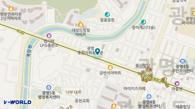 안심 케어온 재가복지센터 위치 지도