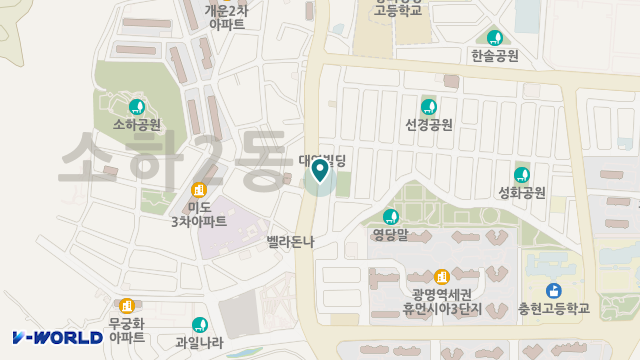 광명통합돌봄재가센터 위치 지도