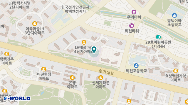 평택노인복지센터 위치 지도