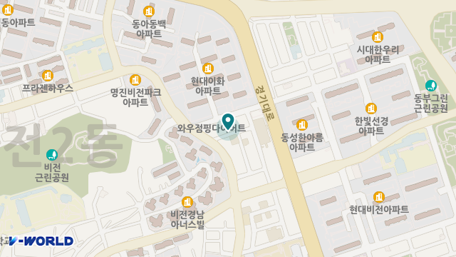 파란노인주간보호센터 위치 지도