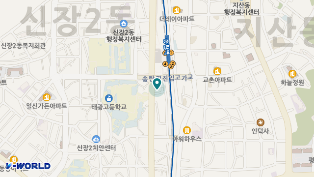 송탄사랑주간보호센터 위치 지도