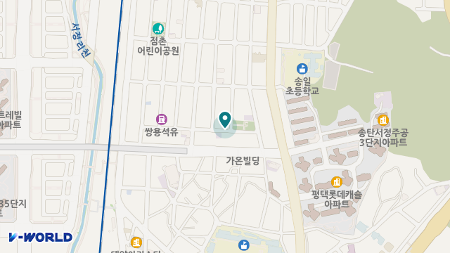 고덕재가복지센터 위치 지도