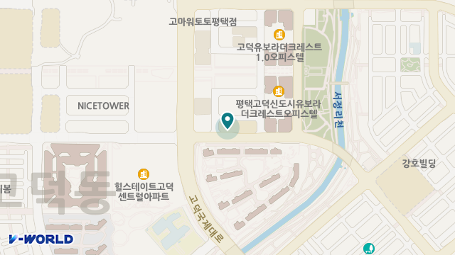 고덕은혜재가복지센터 위치 지도