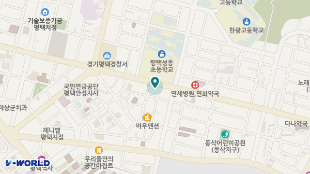대교뉴이프 방문요양센터 평택센터 위치 지도