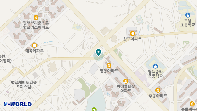 팽성재가복지센터 위치 지도