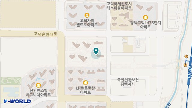 평택사랑나눔재가복지센터 위치 지도