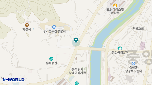 동두천노인복지요양센터 위치 지도