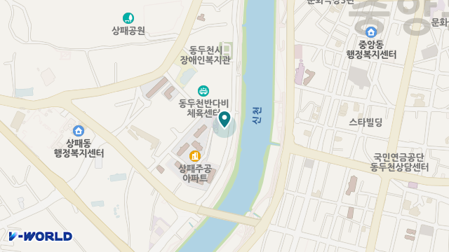 섬기는노인주간보호센터 위치 지도