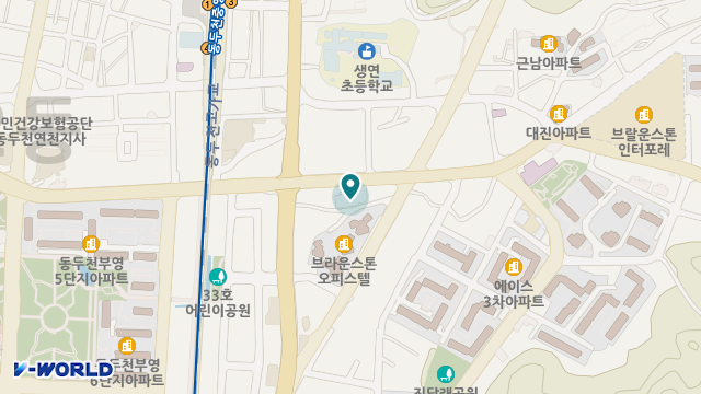 다정주야간보호센터 위치 지도