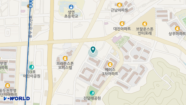 동두천효재활주간보호센터 위치 지도