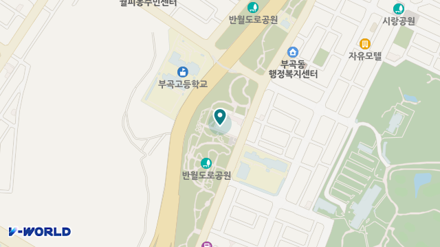 부곡종합사회복지관부설효누리주야간보호센터 위치 지도