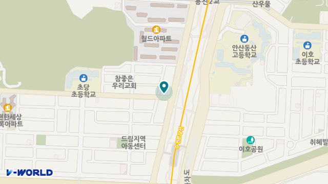초당노인복지기관 위치 지도