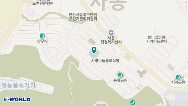어르신돌봄재가센터 위치 지도