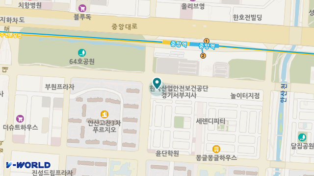 사랑이재가복지센터 위치 지도