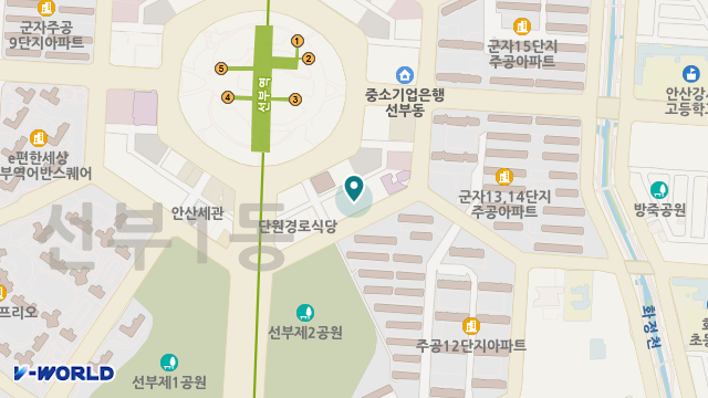 정원 재가노인복지센터 위치 지도