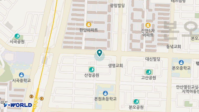 한가족재가복지센터 위치 지도