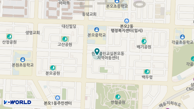 큰빛재가방문요양센터 위치 지도
