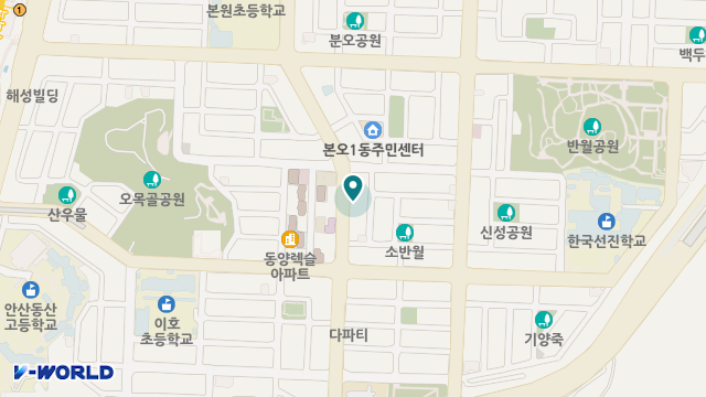 한사랑재가노인복지센터 위치 지도