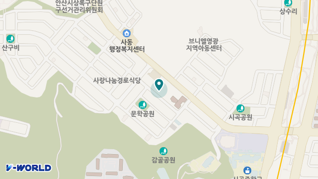 상록수데이케어센터 위치 지도