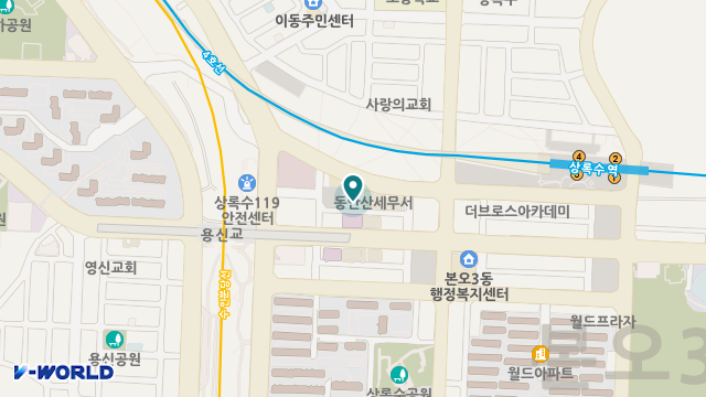 가정방문요양센터 위치 지도
